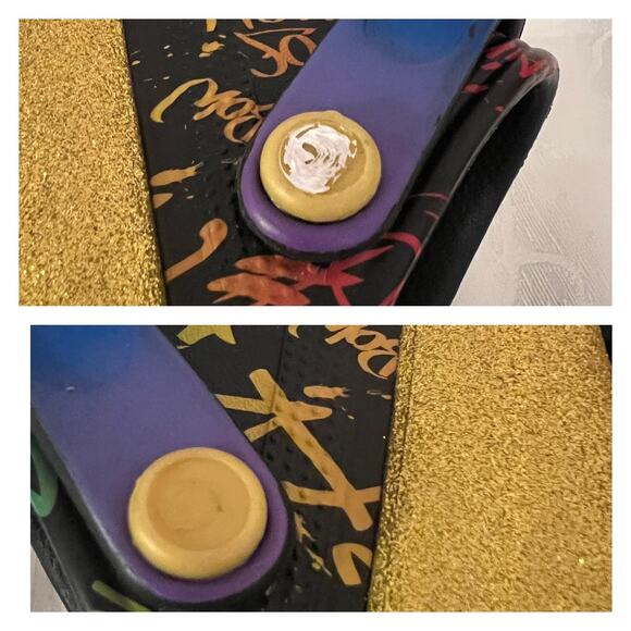 Crocs Rainbow High Classic High Cutie Clogs Size 5 Juniors - Picture 10 of 11